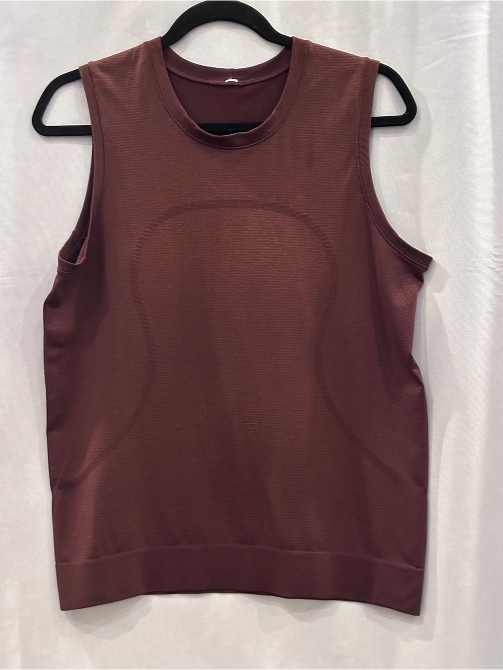 Lululemon Sleeveless Seamless Tank Top Brown Burgundy Size M